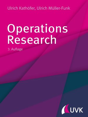 cover image of Operations Research